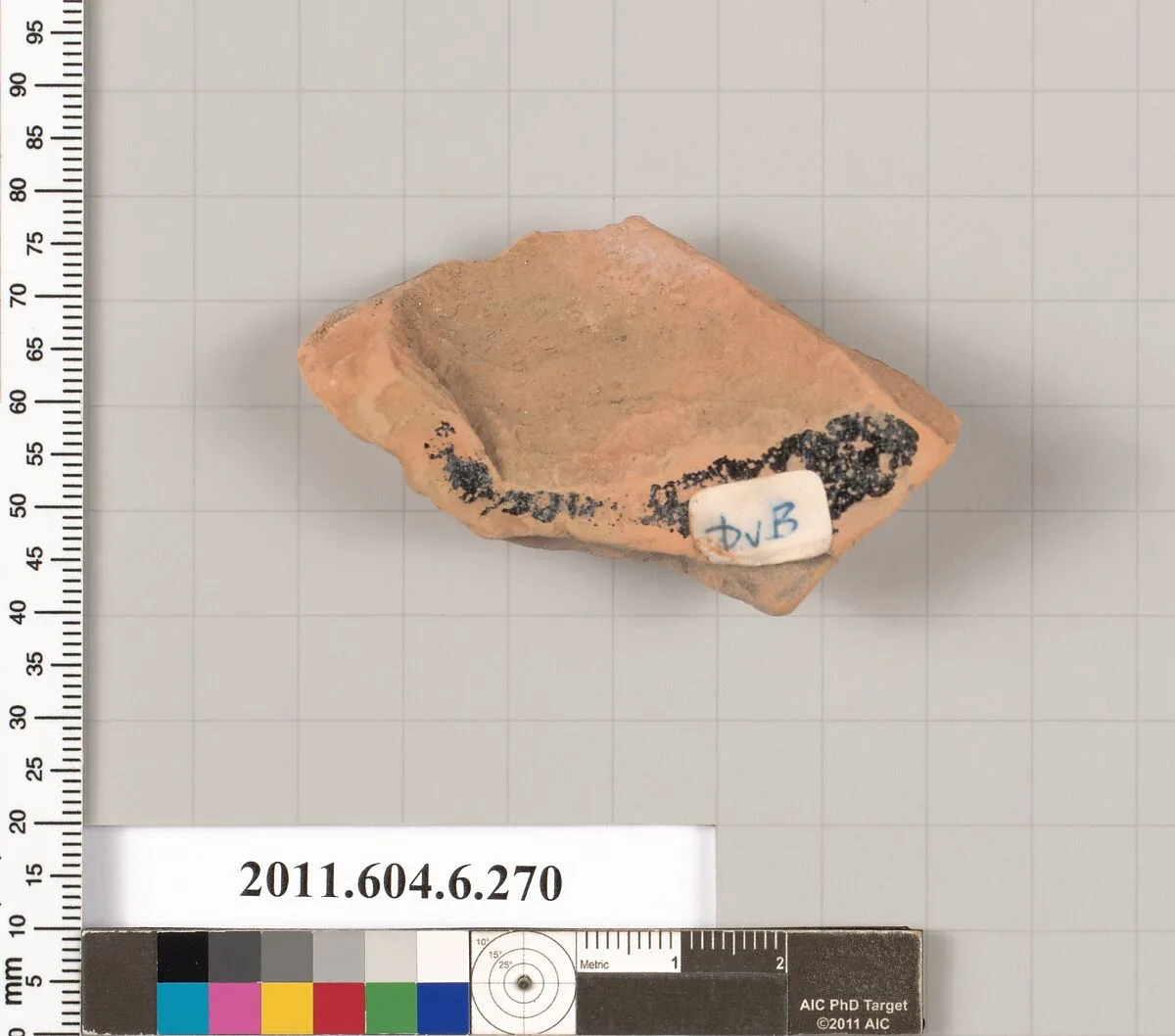 Terracotta fragment of an undetermined shape — Unknown