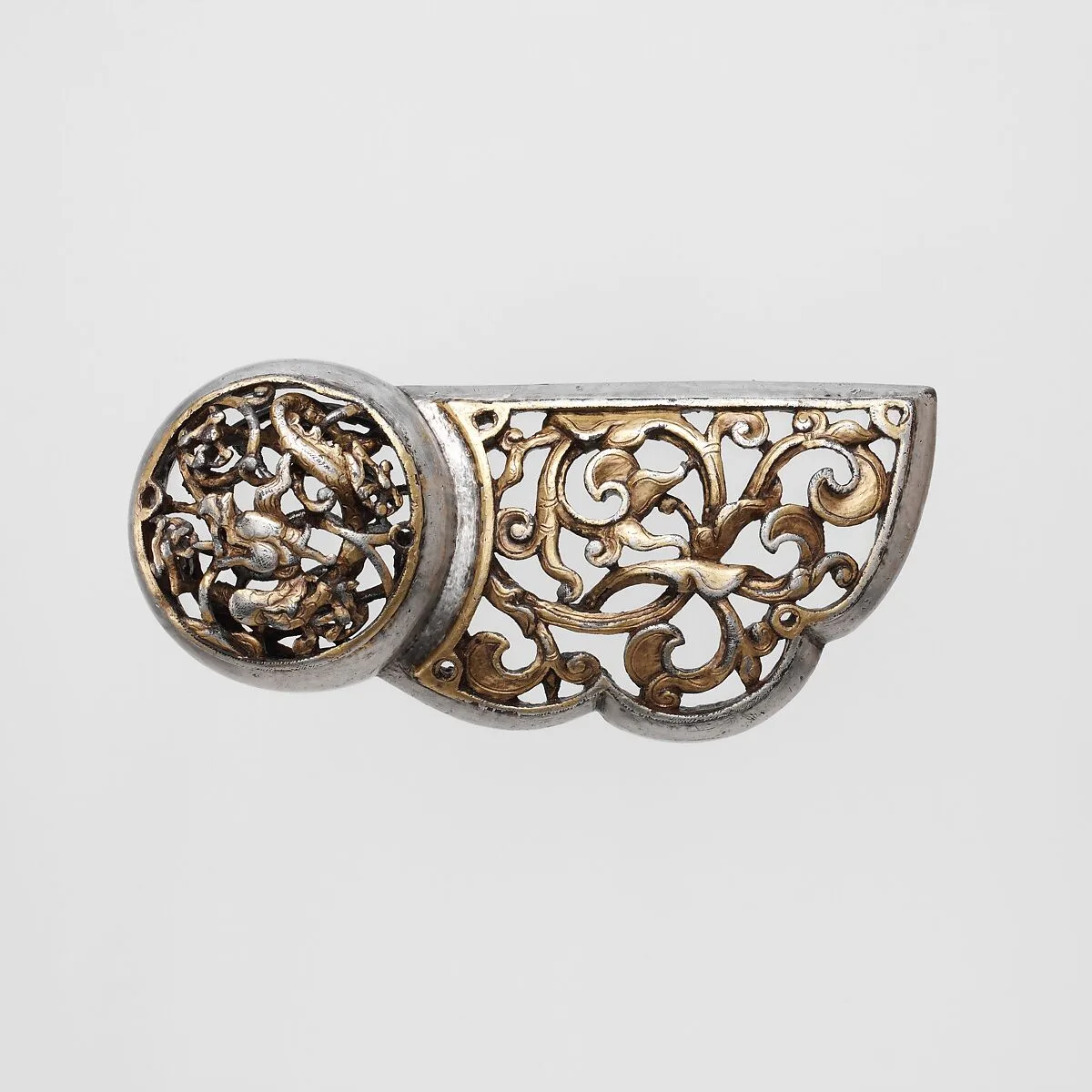 Decorative Fitting from a Crupper Strap — Unknown