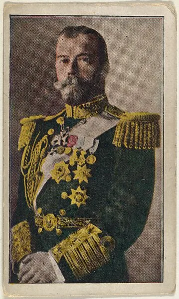 Card No. 1, Czar Nicholas of Russia, from the World War I Scenes series (T121) issued by Sweet Caporal Cigarettes — American Tobacco Company|Underwood & Underwood
