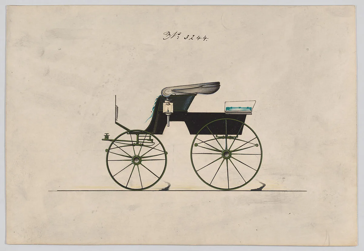 Design for Stanhope Phaeton, no. 3244 — Brewster & Co.