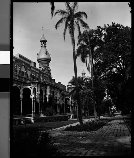 [Oblique View of University Building, Tampa, Florida]