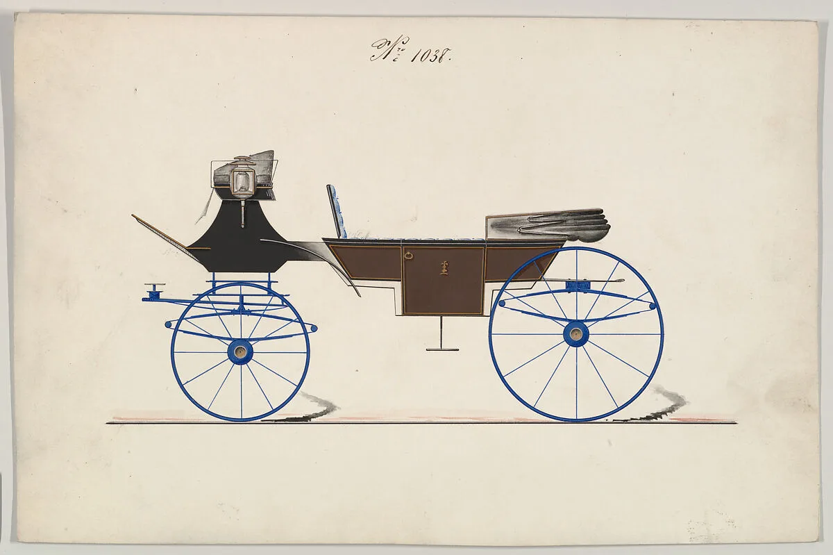 Design for Vis-à-vis, no. 1038 — Brewster & Co.