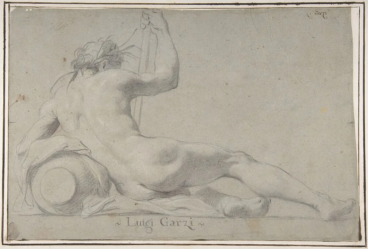 Reclining River God — Luigi Garzi