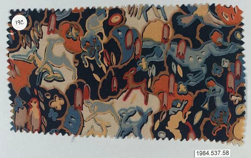 Textile sample, from the ¦Franko Prints¦ series