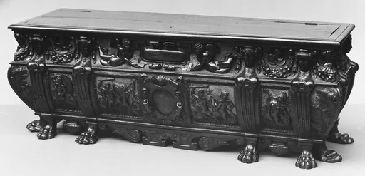 Marriage chest (cassone) (one of a pair)