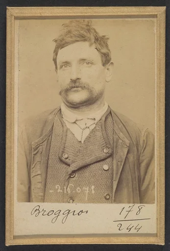 Broggio. (Roche), Bernard. 39 ans, né en Italie. Journalier. Association de malfaiteurs. 22/3/94.