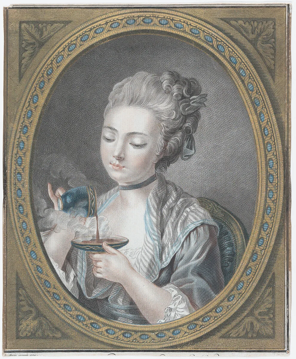 The Woman Taking Coffee — Louis Marin Bonnet