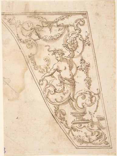 Design for the Decorated Panel of a Carriage