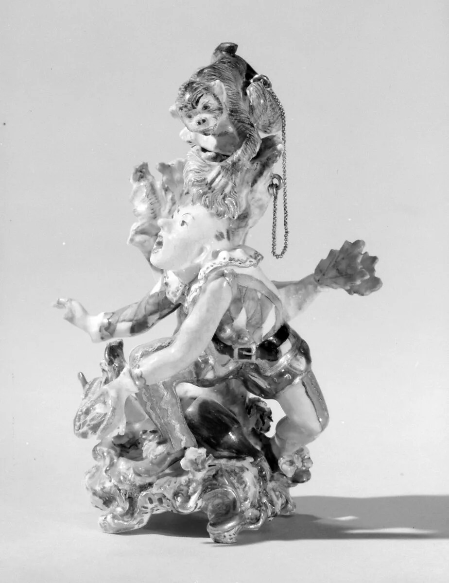 Harlequin and rooster — Unknown