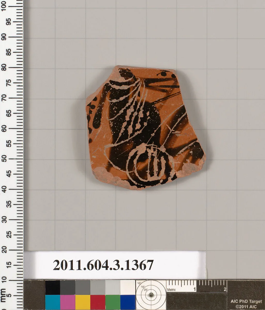 Terracotta fragment of a skyphos (deep drinking cup) — Unknown