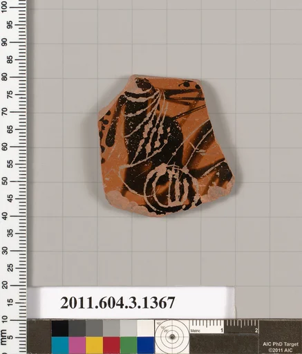 Terracotta fragment of a skyphos (deep drinking cup)