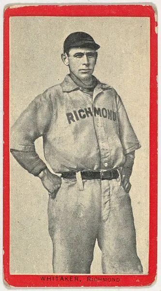 Whitaker, Richmond, Blue Grass League, from the Baseball Players (Red Borders) series (T210) issued by Old Mill Cigarettes — Old Mill Cigarettes, Virginia