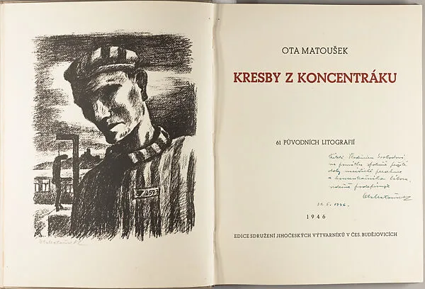 Kresby z koncentráku : 61 puvodnich litografií — Ota Matoušek