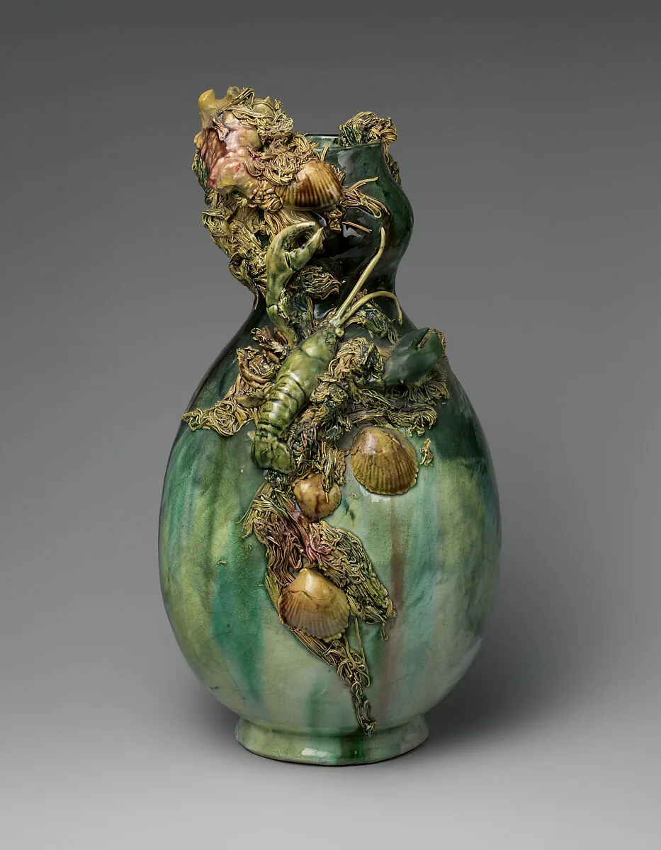 Vase with marine life — Thomas J. Wheatley