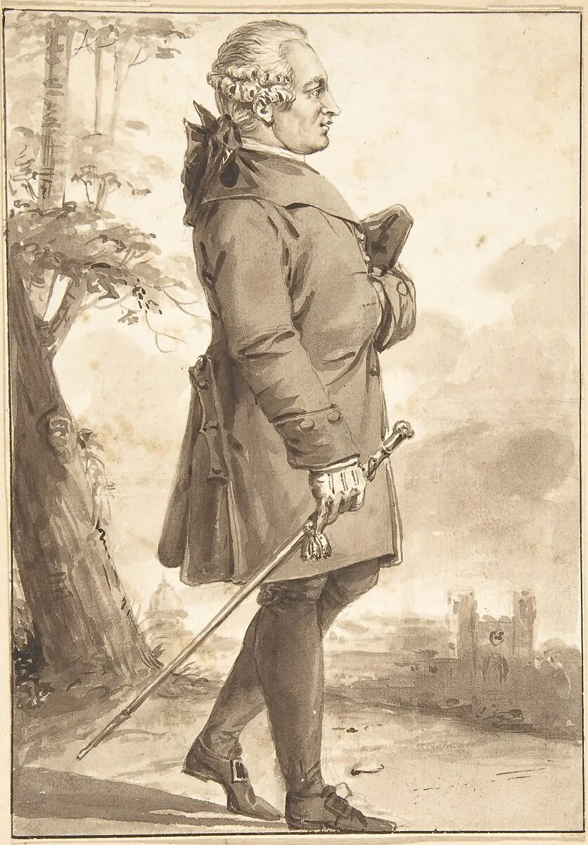 Portrait of P.-A. Caron de Beaumarchais — Jean-Baptiste-François Bosio