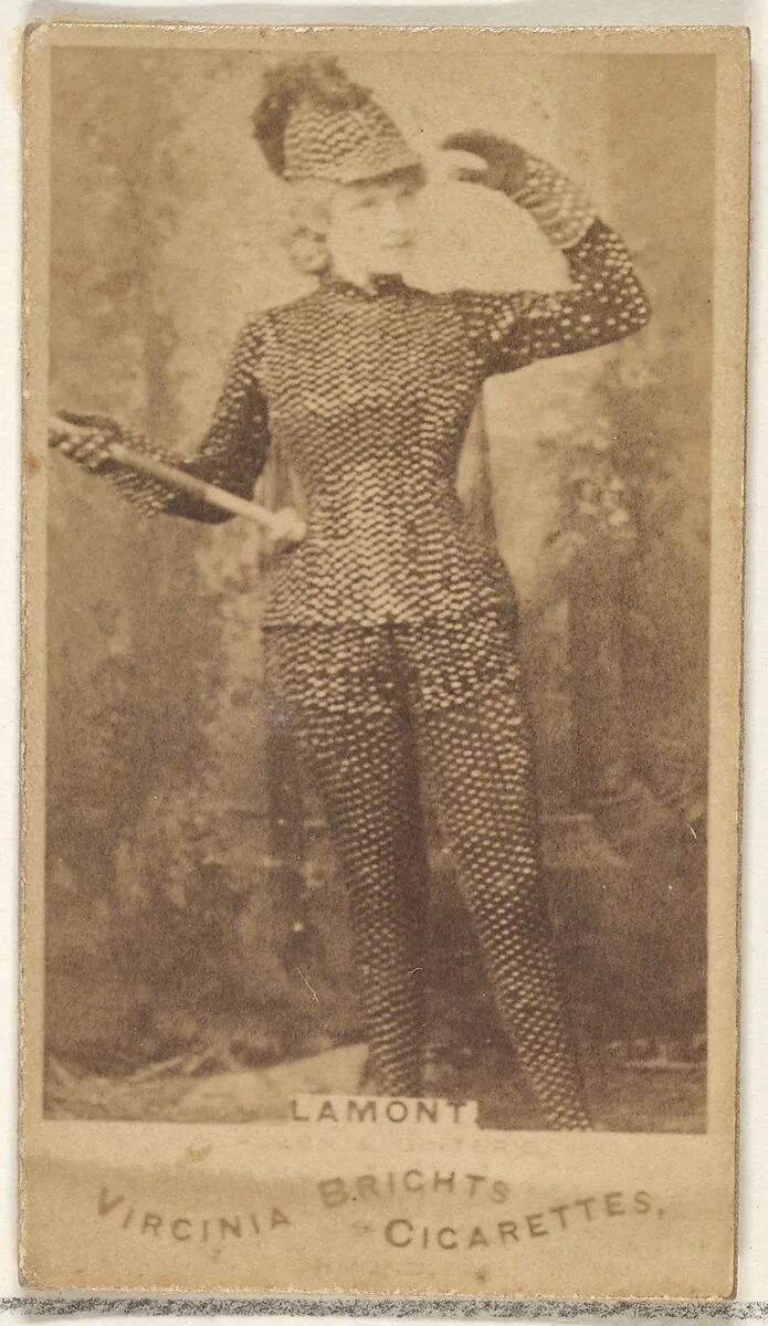 Lamont, from the Actors and Actresses series (N45, Type 1) for Virginia Brights Cigarettes — Allen & Ginter