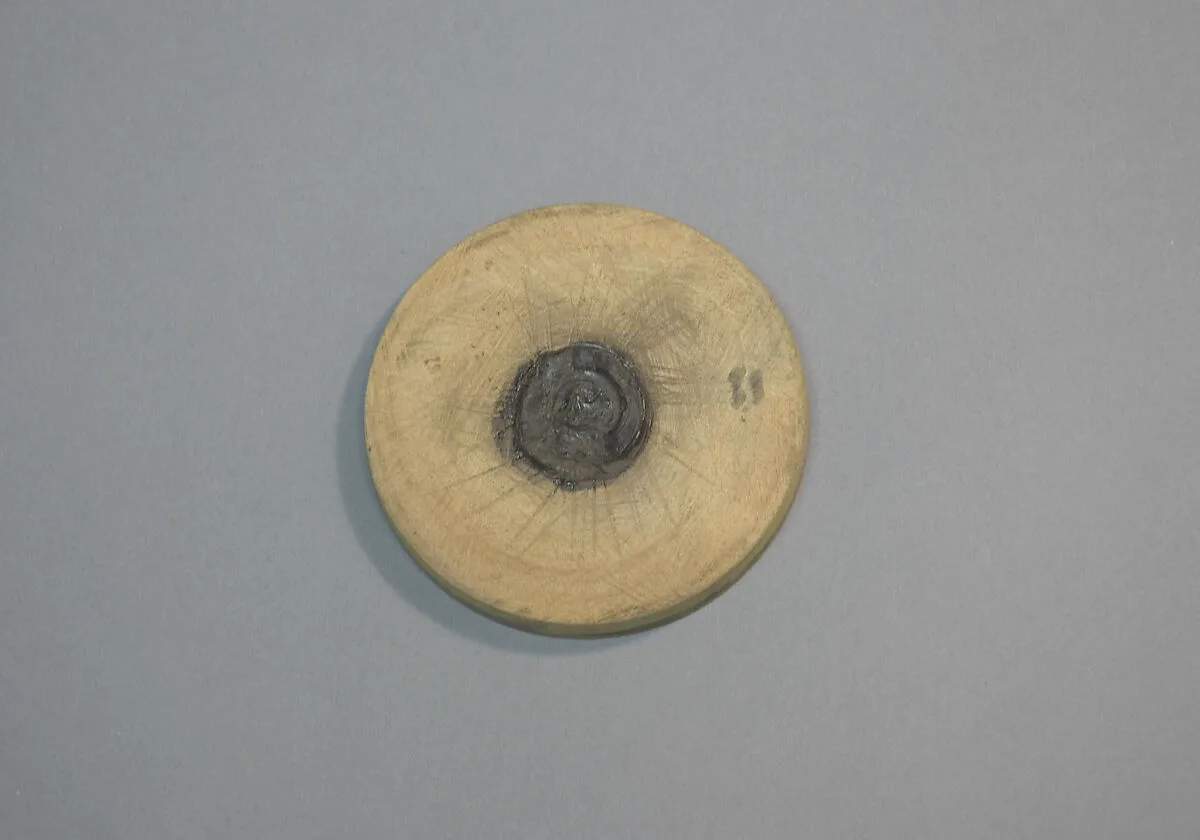 木鉈|Polishing wheel for carving jade — Unknown