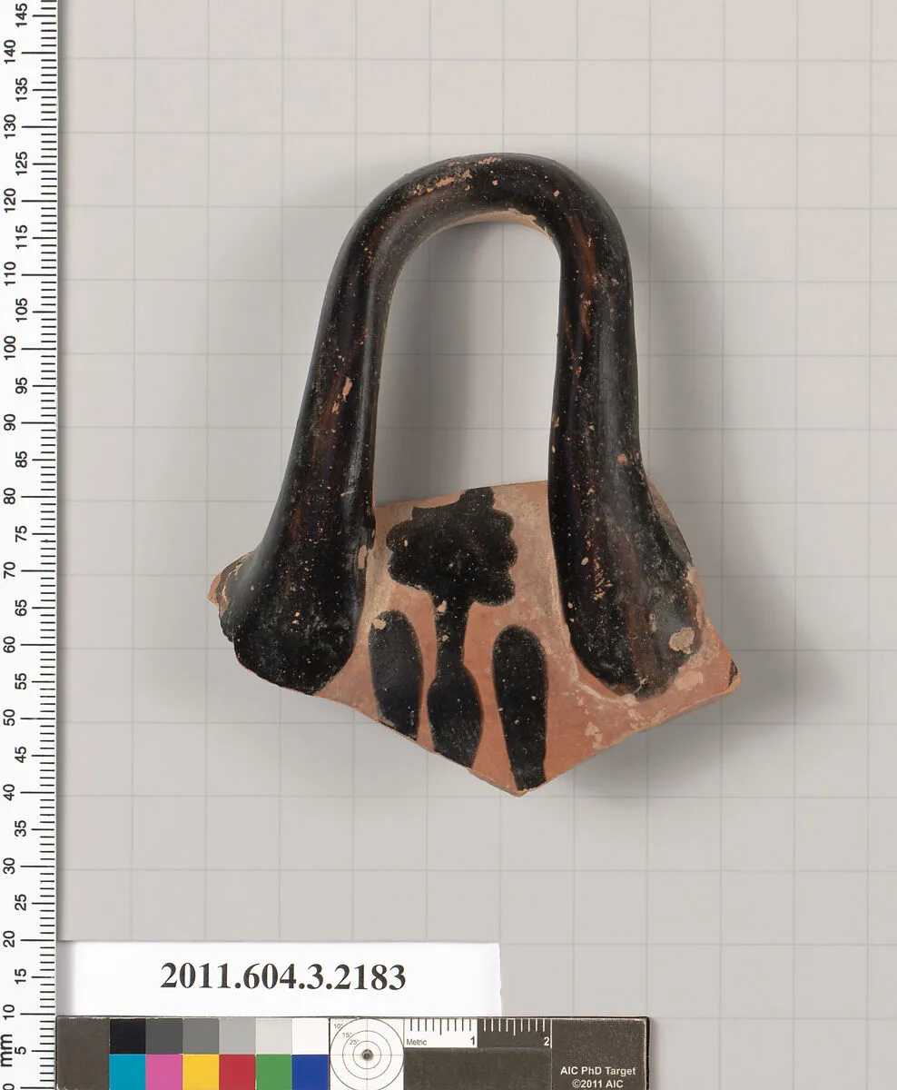 Terracotta fragment of a kylix (drinking cup) — Unknown