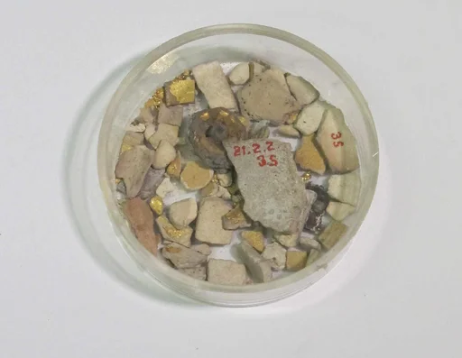Inlay elements from shrine