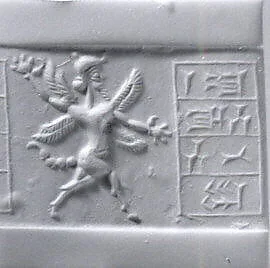 Cylinder seal with demon — Unknown
