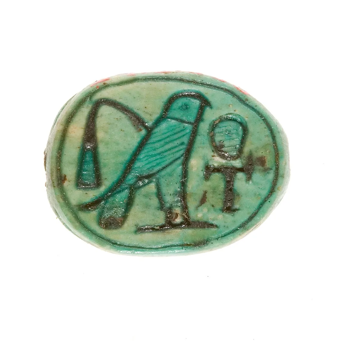 Scarab Inscribed with a Hieroglyphic Motif — Unknown