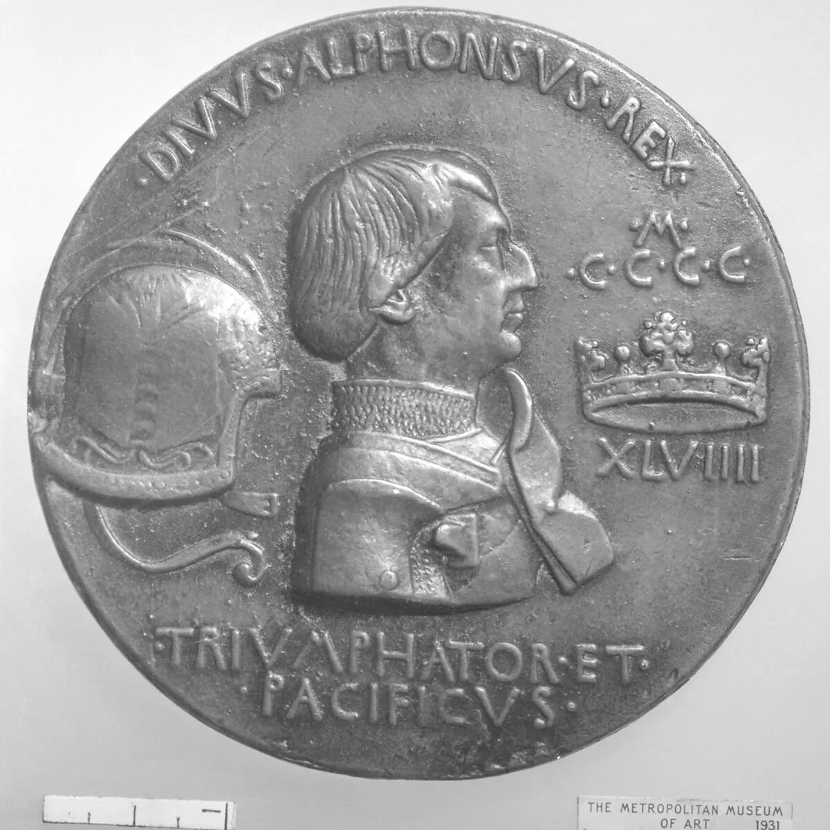 Alfonso V, King of Aragon and Sicily — Pisanello (Antonio Pisano)