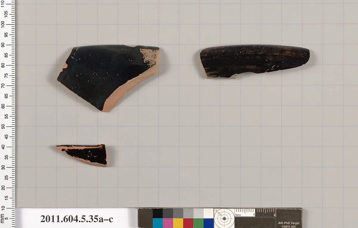 Terracotta rim fragments of kylikes (drinking cups) — Unknown