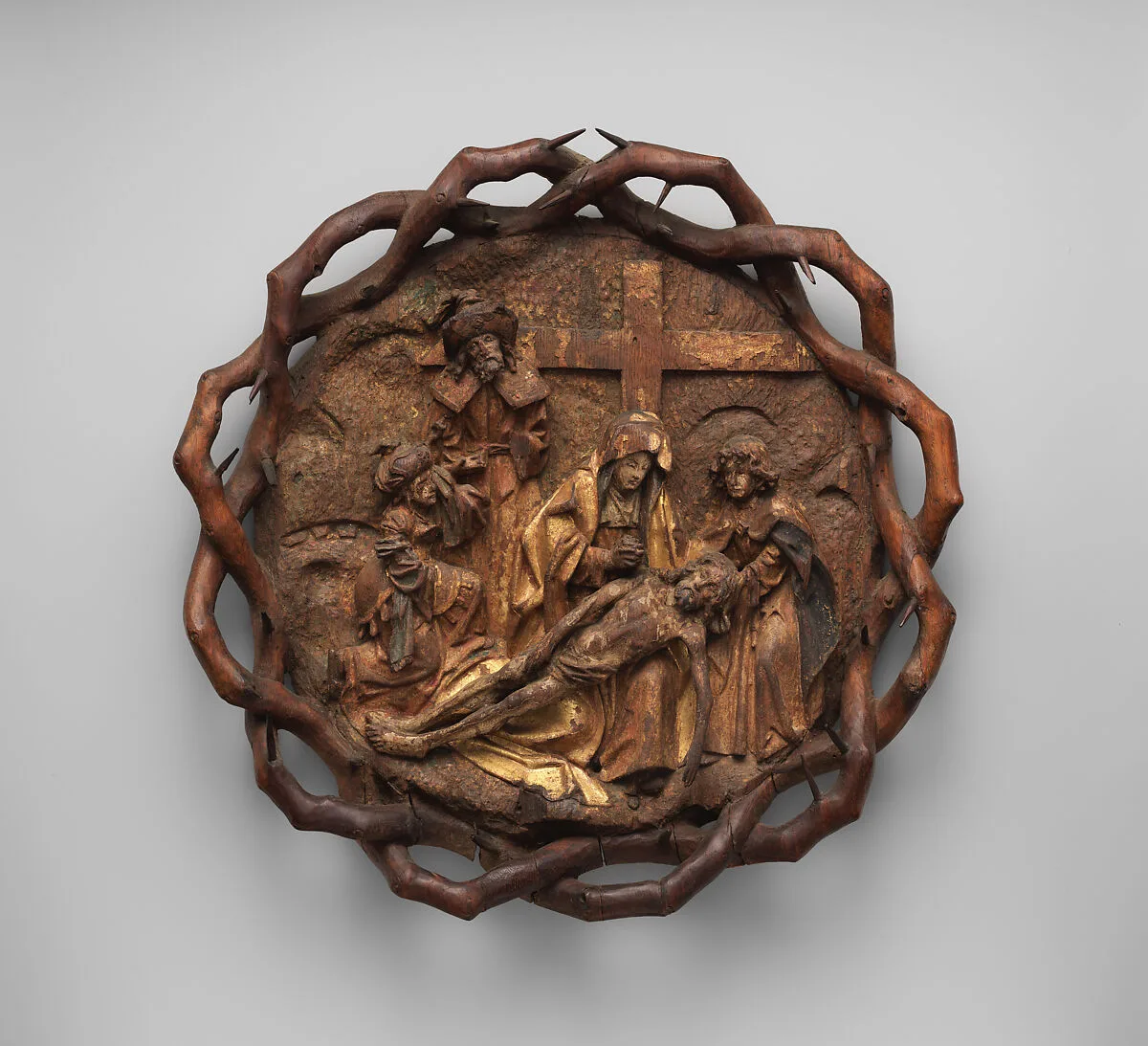 The Crown of Thorns with the Lamentation or Pietà — Unknown
