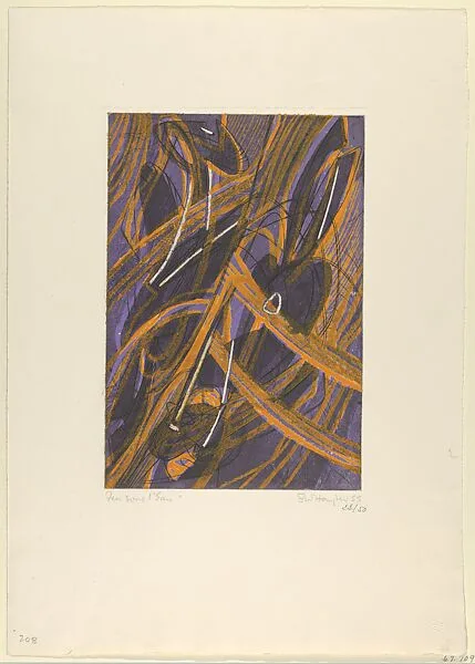Feu Sous l'eau — Stanley William Hayter|La Jeune Gravure Contemporaine, Paris