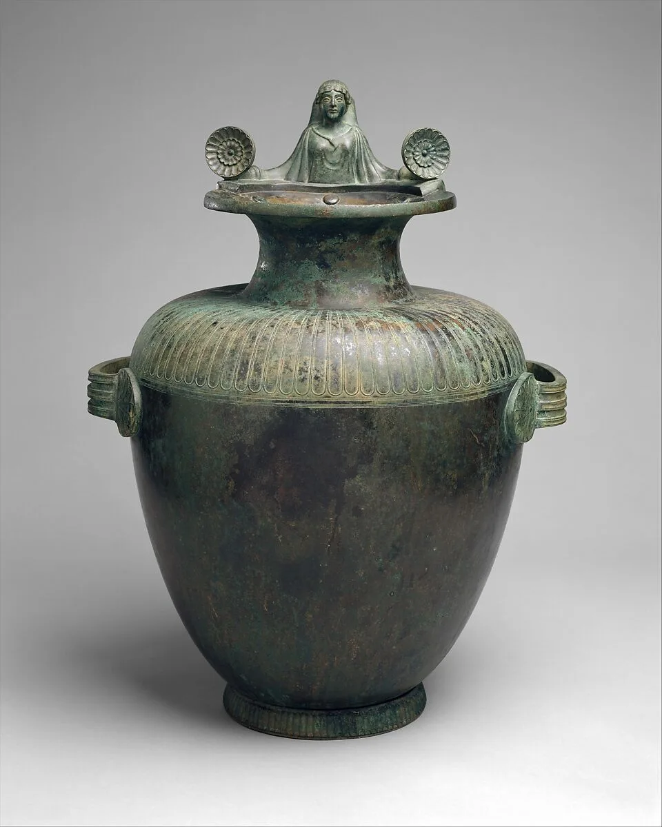 Bronze hydria (water jar) — Unknown