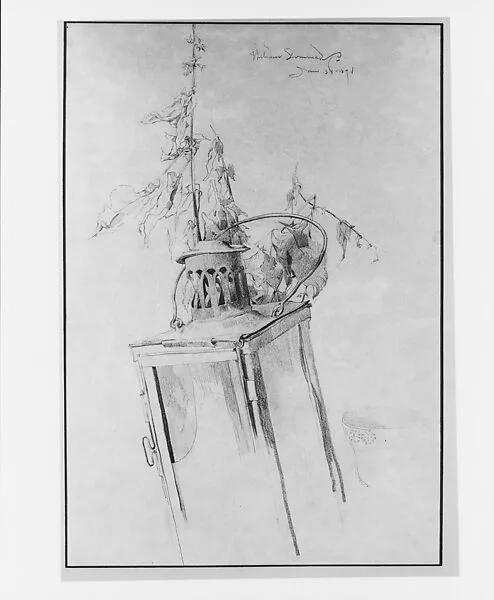 Lantern and Leaves — William Sommer