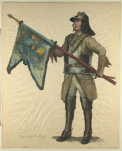 Prussian Military Costume: Derfflinger 1680