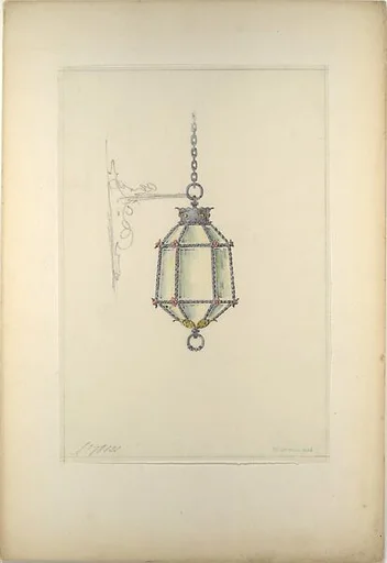 Design for hanging light fixture