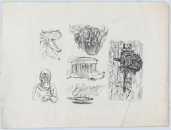 Trial proof of vignettes for the book "The Life of Saint Monica" — Pierre Bonnard|Aimé Jourde