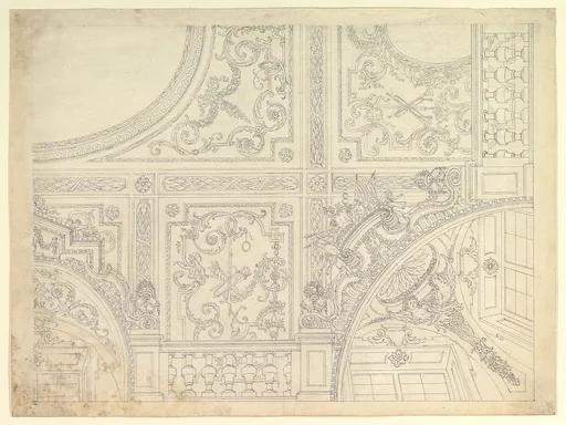Design for a Quarter of Stucco Ceiling