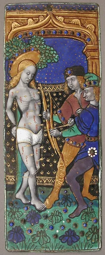 Triptych Panel with Saint Sebastian