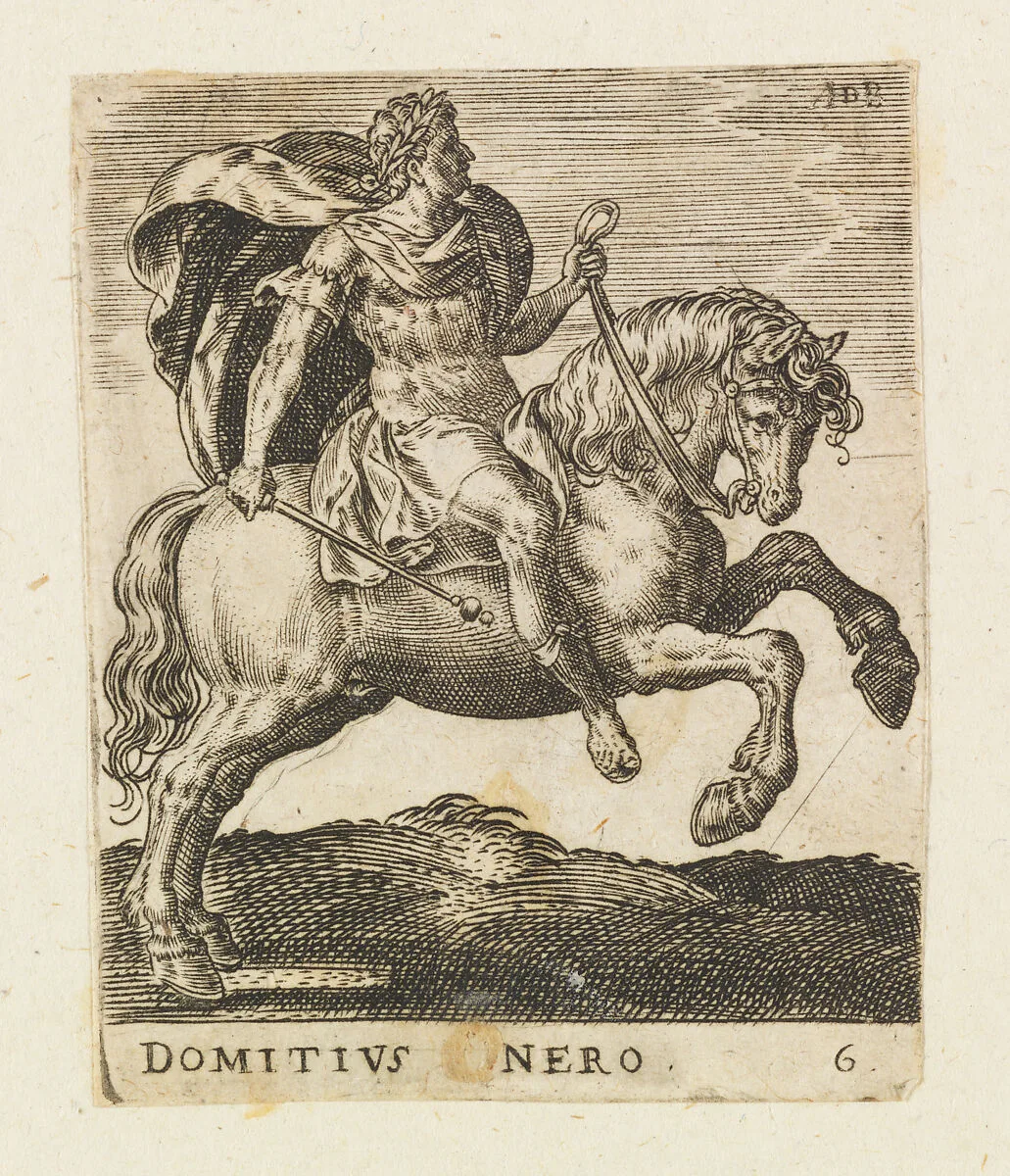 Domitius Nero, from "Twelve Caesars on Horseback" — Abraham de Bruyn