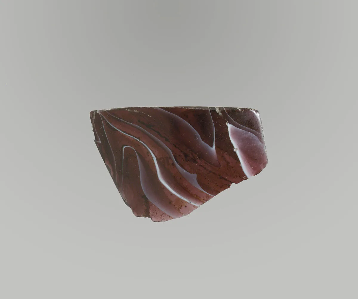 Glass mosaic beaker fragment — Unknown