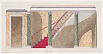 Harold Brown Esq: marble staircase — Ogden Codman, Jr.|Ogden Codman, Jr.