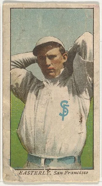 Easterly, San Francisco, from the "Obak Baseball Players" set (T212), issued by the American Tobacco Company to promote Obak Mouthpiece Cigarettes — American Tobacco Company