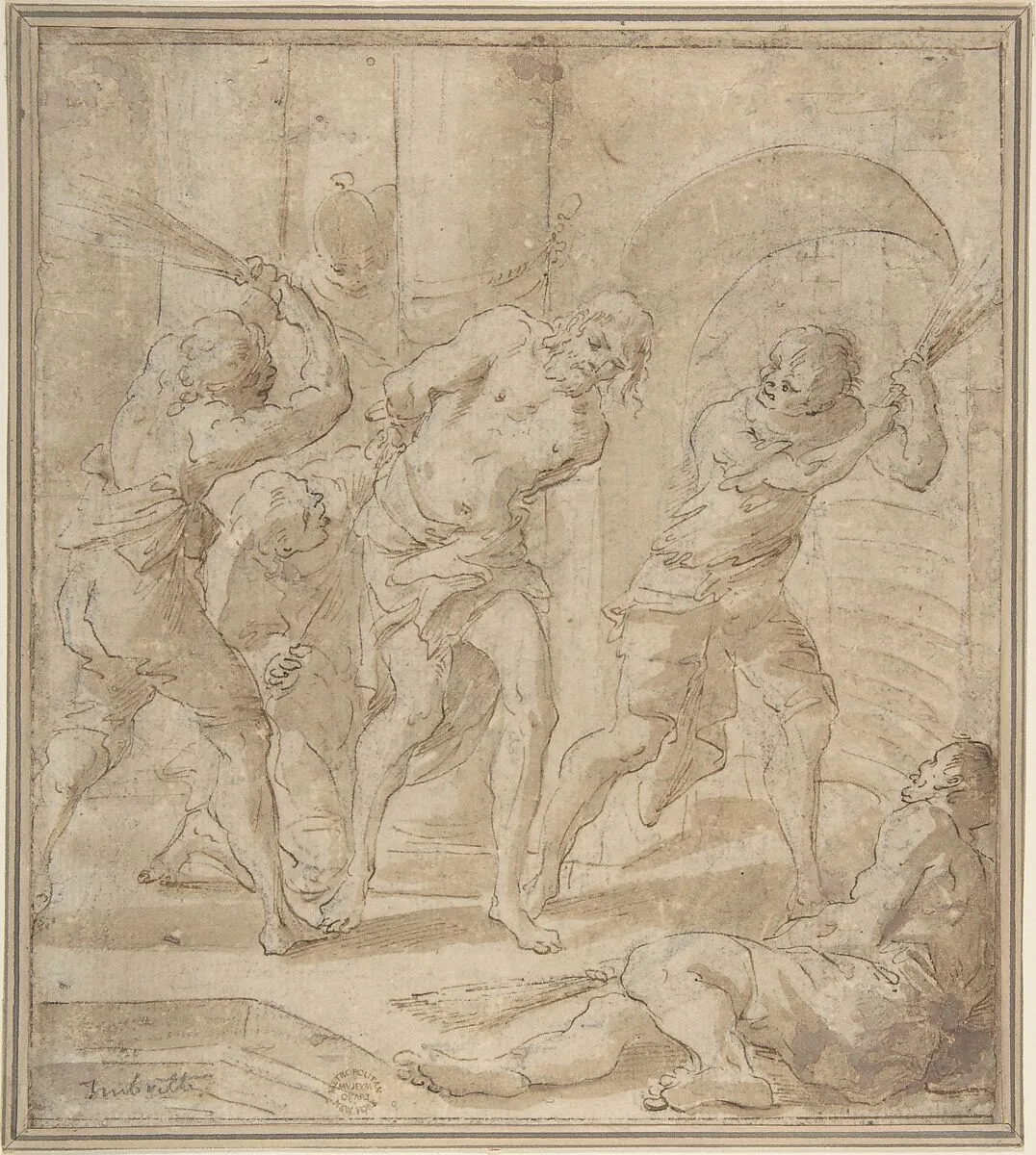 Flagellation — Anonymous, Italian, Venetian, 18th century