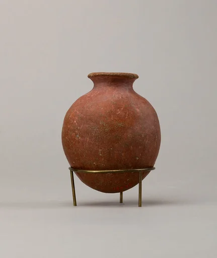 Red polished ware jar