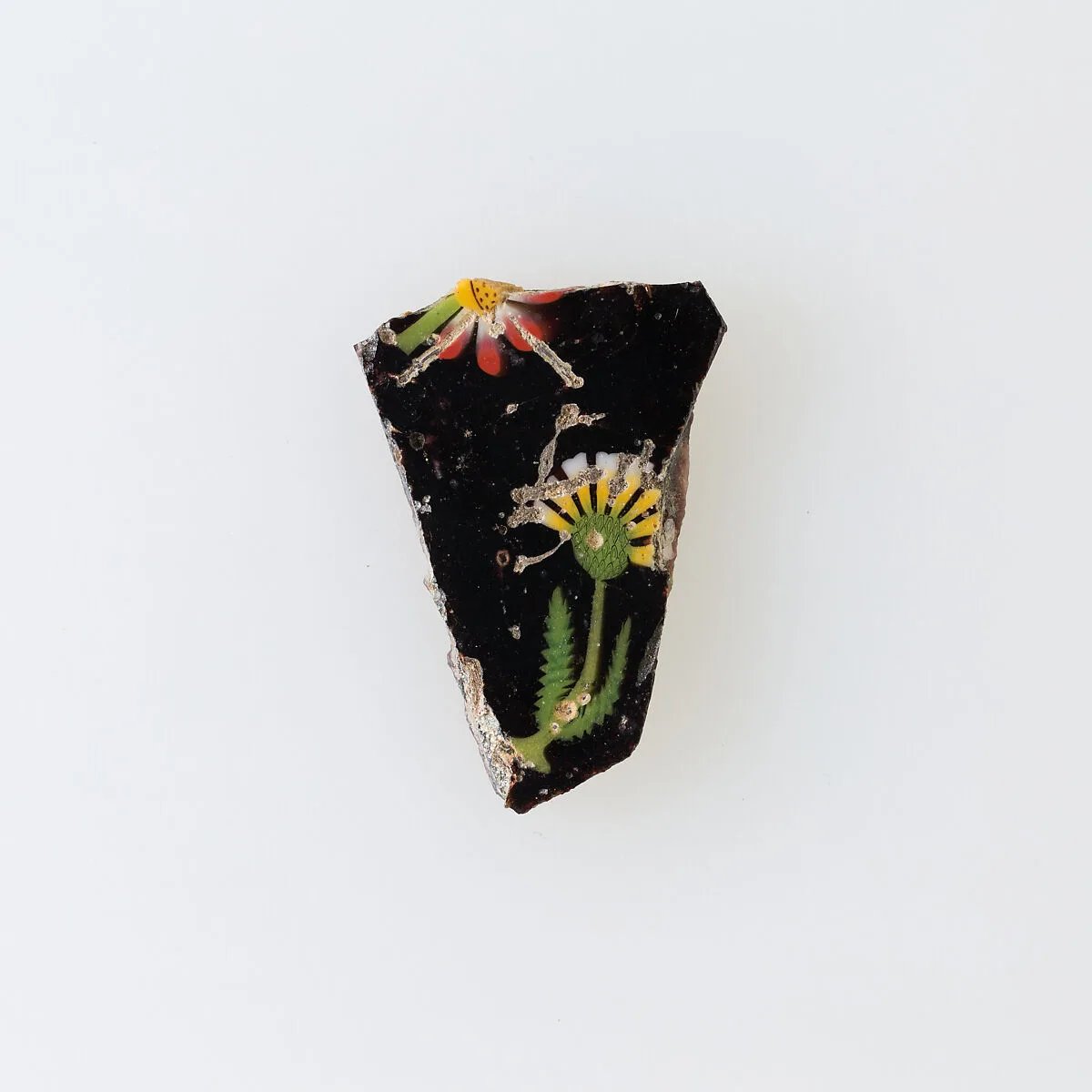 Floral plaque — Unknown