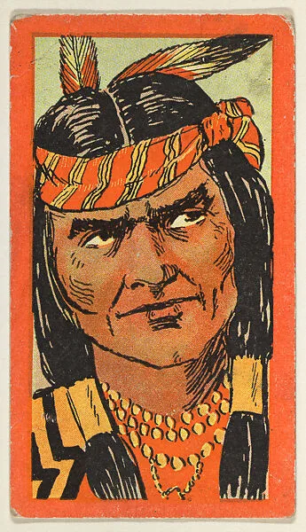 Pontiac, from the "Indian Series" (T74), issued with Burley Cubs Cigars and Sweetbriar Cigarettes by the Booker Tobacco Company — Booker Tobacco Company, Lynchburg, Virginia