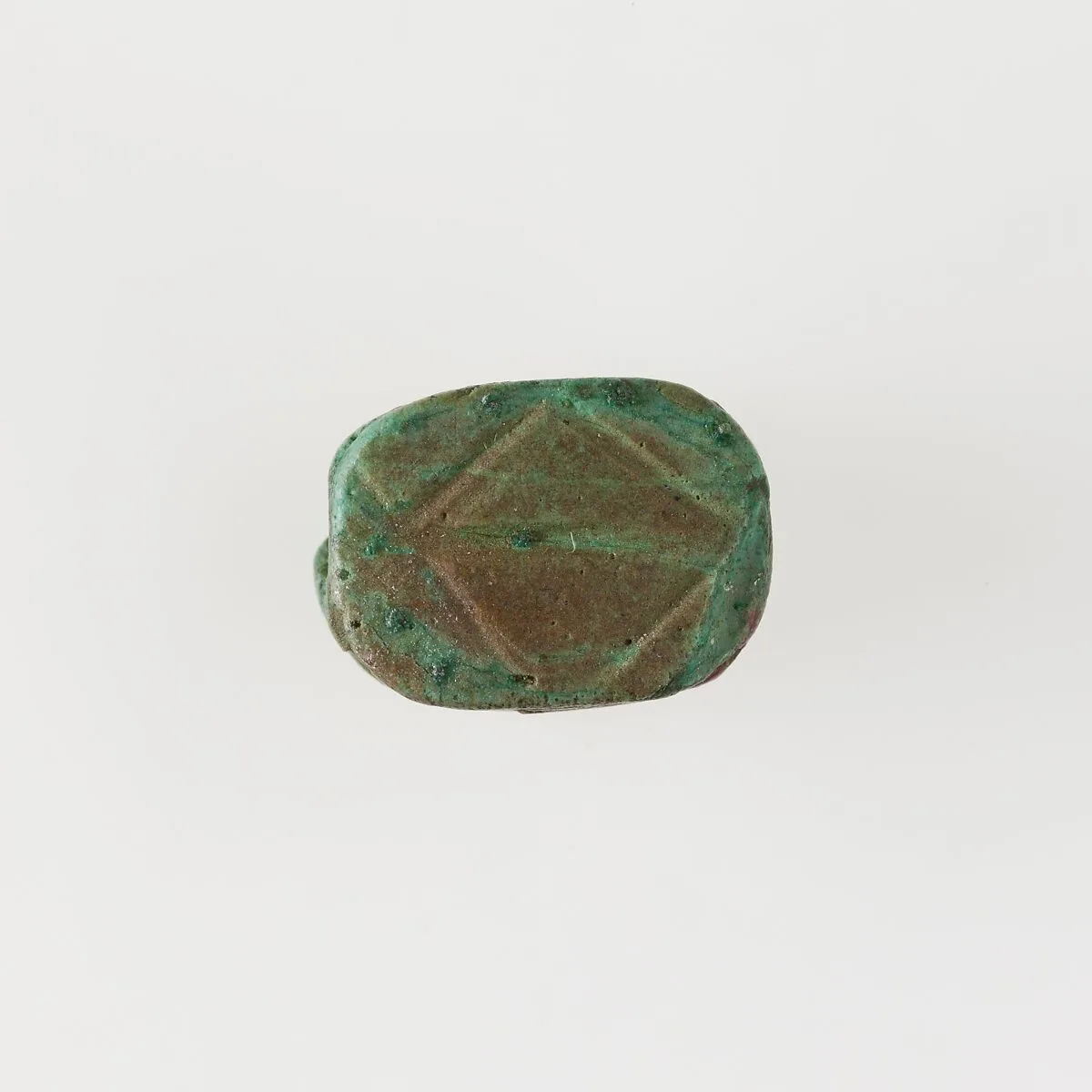 Scarab Decorated with Crossing Lines — Unknown
