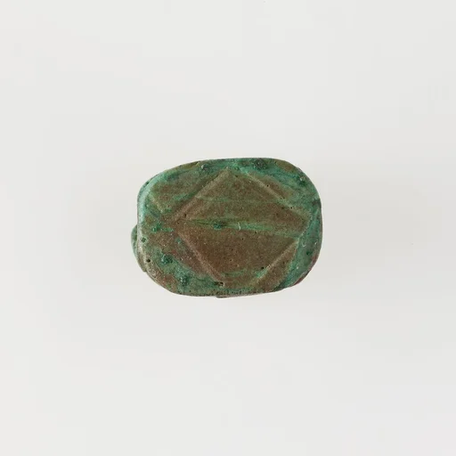 Scarab Decorated with Crossing Lines