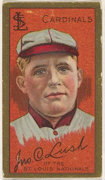 John Lush, St. Louis Cardinals, National League, from the "Baseball Series" (Gold Borders) set (T205) issued by the American Tobacco Company — American Tobacco Company