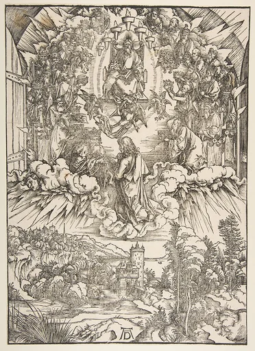 Saint John before God and the Elders, from "The Apocalypse"