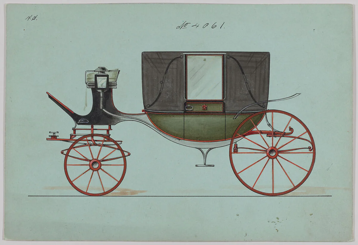Design for Landau, No. 4061 — Brewster & Co.|Herman Stahmer