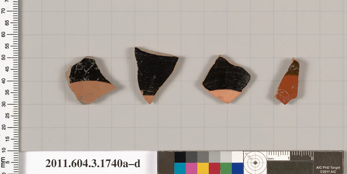 Terracotta fragments of kylikes: Band or lip cups (drinking cups) — Unknown